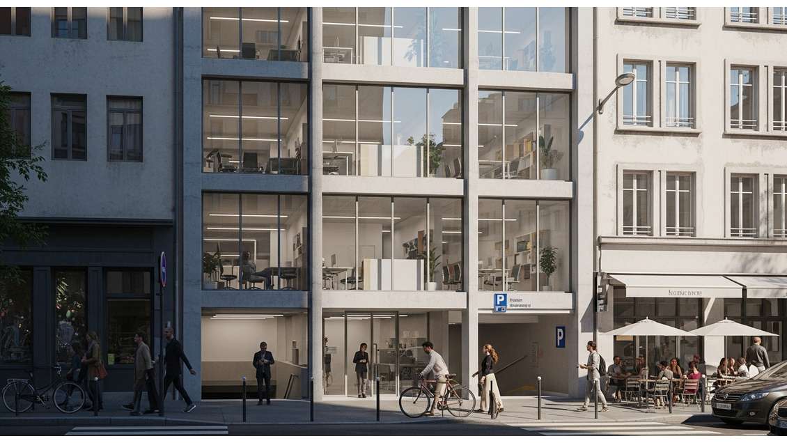 A louer bureau lumineux 110m² R+2 Lyon 7e