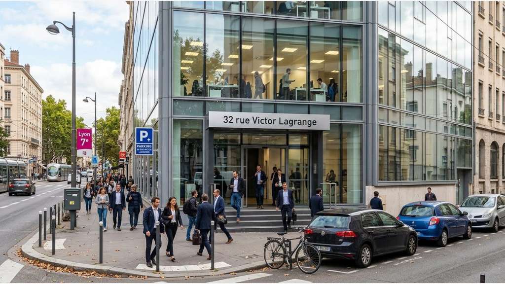 A louer bureau lumineux 110m² R+2 Lyon 7e