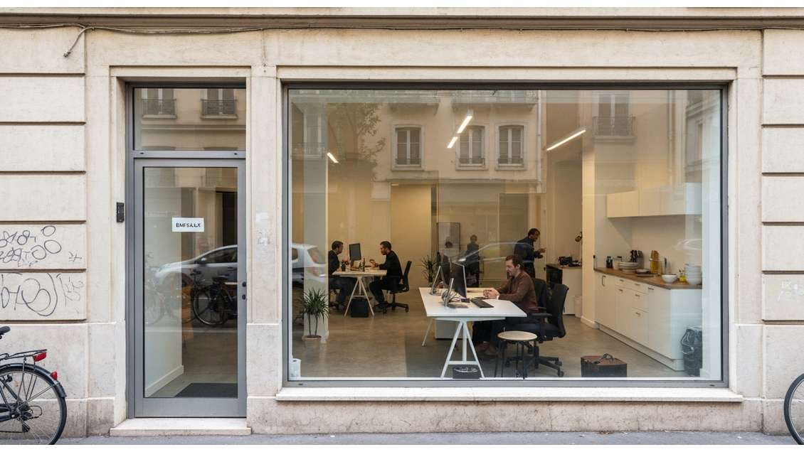 A louer bureaux 78m² à Lyon 7e rue S. de Beauvoir