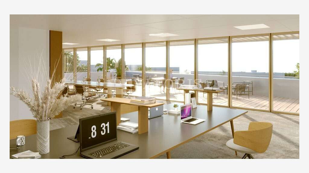 Bureaux neuf avec terrasses à louer à Lyon 7e