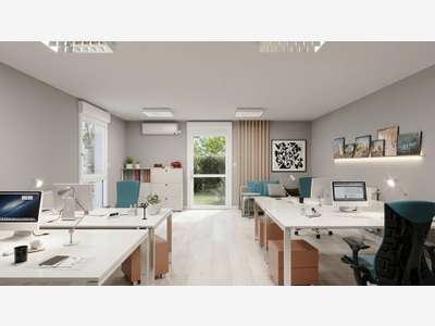 Loue bureaux 70m² Lyon 69008 près hôpitaux, métro