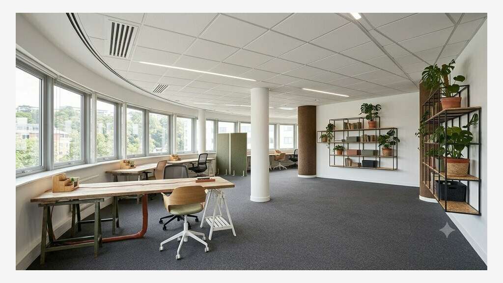 A louer bureaux rénovés 691m² Lyon 9e Gare Vaise