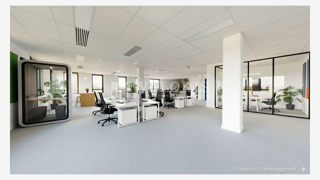 Bureaux neufs à louer programme ENOVA Lyon 9e 