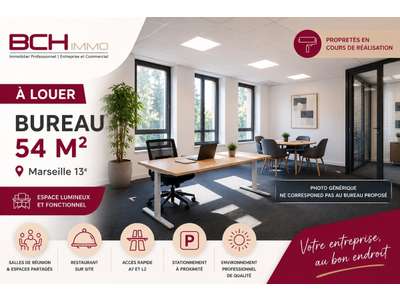 Location Bureaux à Marseille 13e