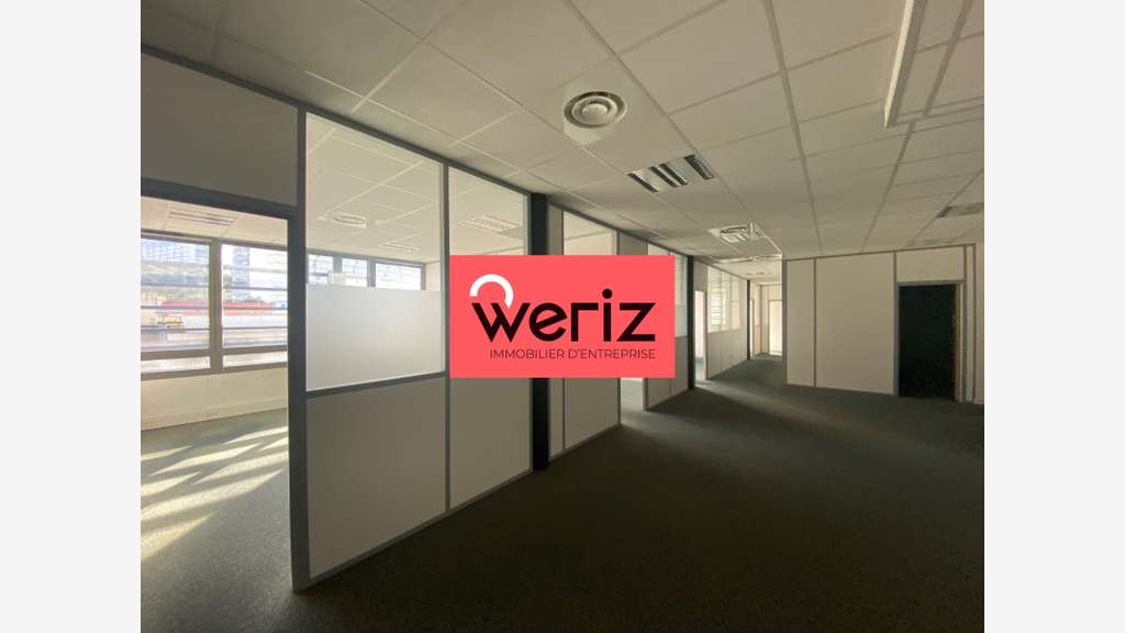 A louer bureaux 1563m² zone franche Marseille