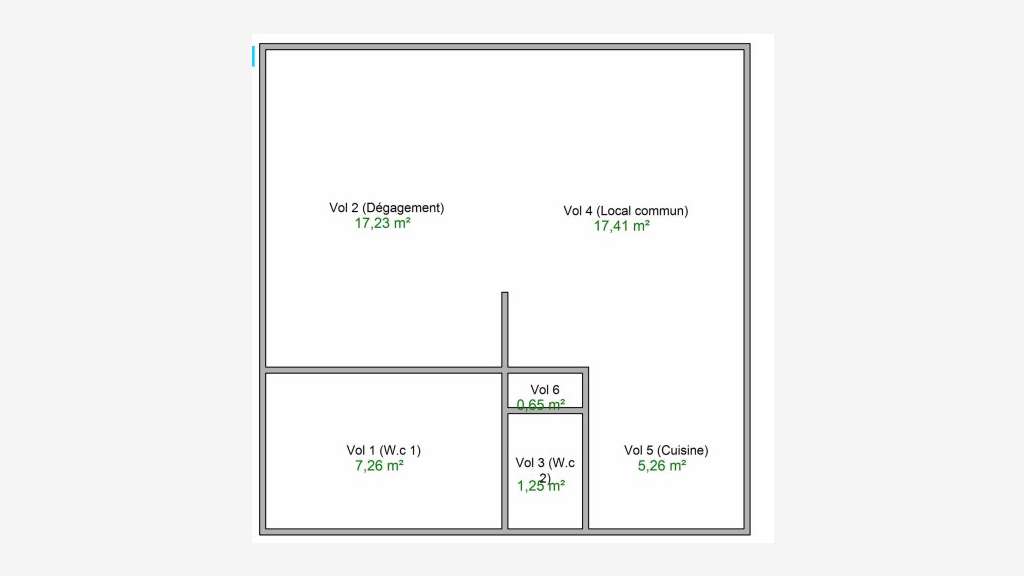 A louer local professionnel 49m² Montredon 13008
