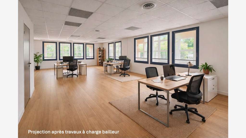 Bureaux de 70m² cloisonnables à Marseille 13009