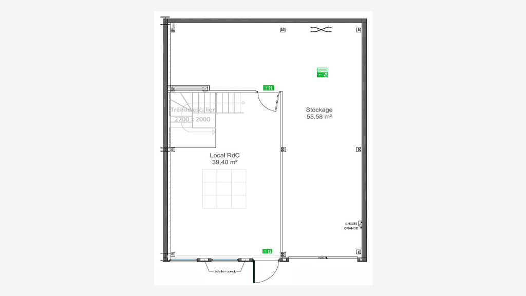 Bureaux 140m² à louer à Mauguio