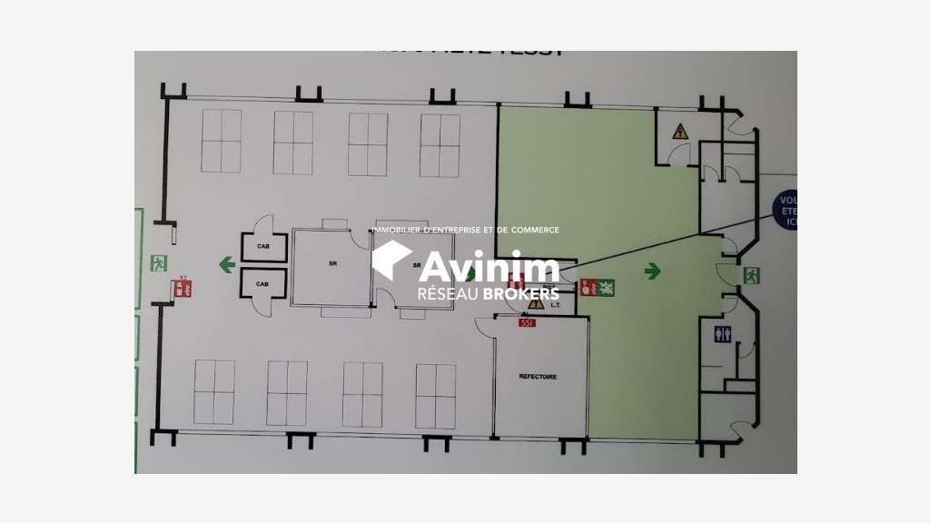 Bureaux à louer 284m² - Park Nord