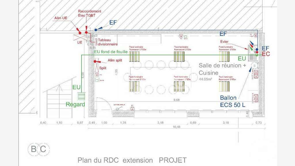 Bureaux à louer 222m² à Meyzieu