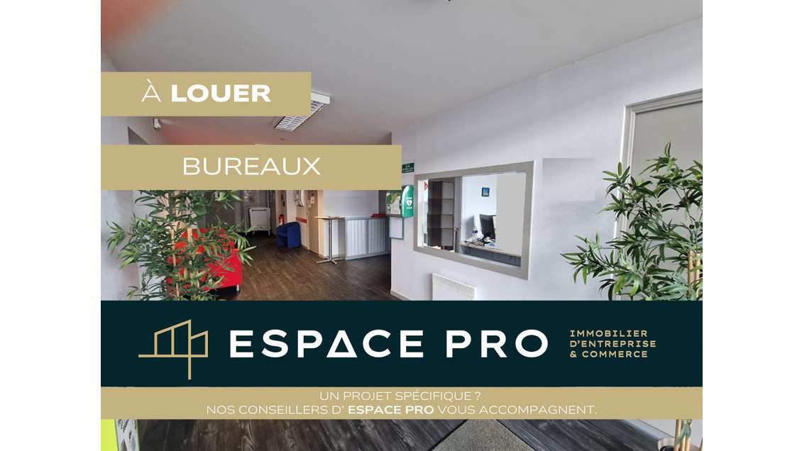 A louer bureaux 310m² au Sud Est de Caen
