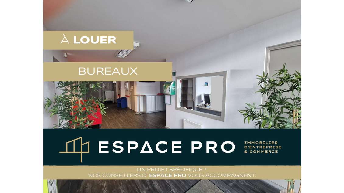 A louer bureaux 379m² au Sud Est de Caen