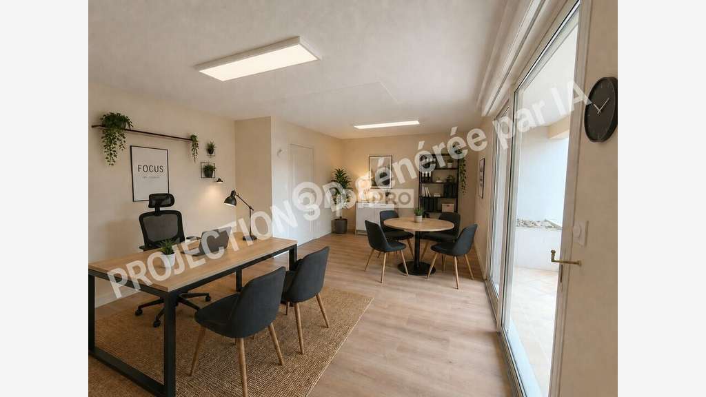 A louer bureau 50m² RDC Mont-de-Marsan centre