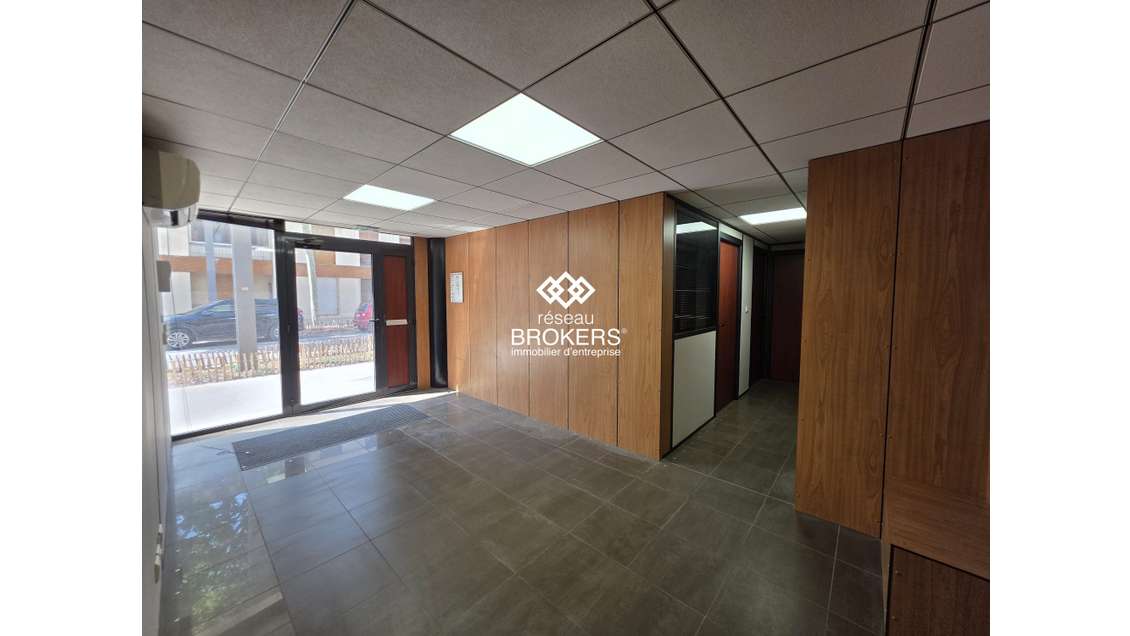 Bureaux 132m² à louer Montpellier prox Clémenceau 