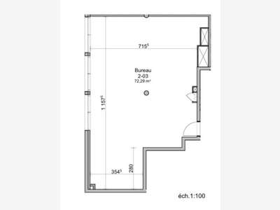 Location bureau 88m² à partir de 88m² Montpellier 