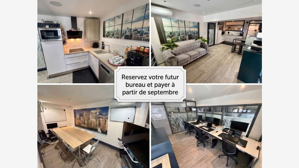 Bureaux privatifs équipés & climatisés 10 à 13m²