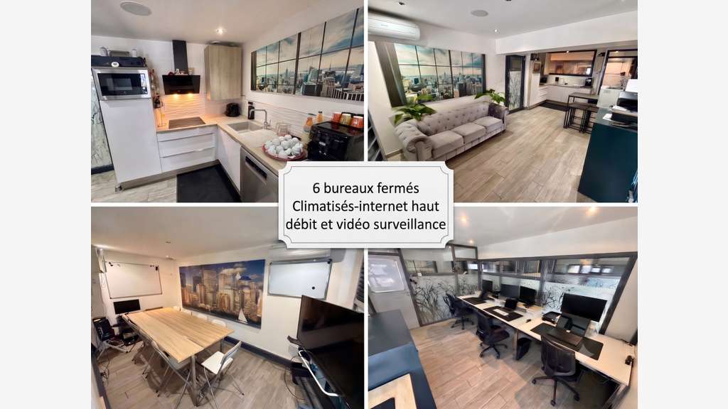 Bureaux équipés & climatisés 10 à 13m² Montpellier