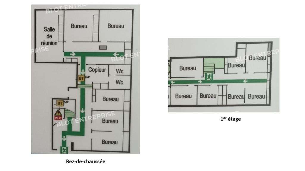 A louer bureaux 163m² sur deux niveaux à Nantes