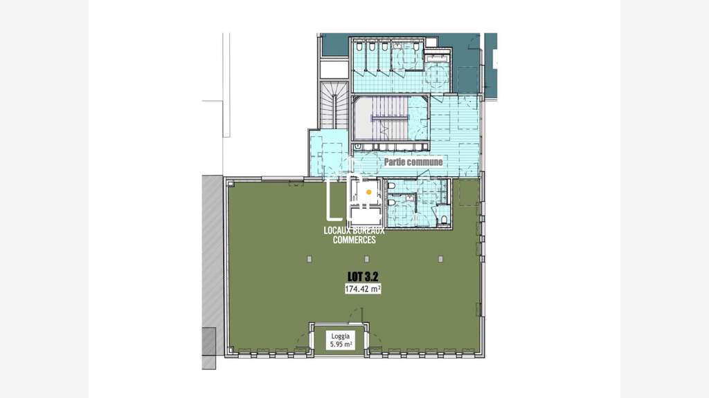 A louer bureau 180m² à Nantes Route de Vannes
