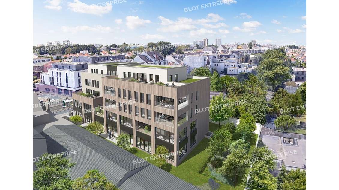 A louer bureaux 1104m² à Nantes Route de Vannes