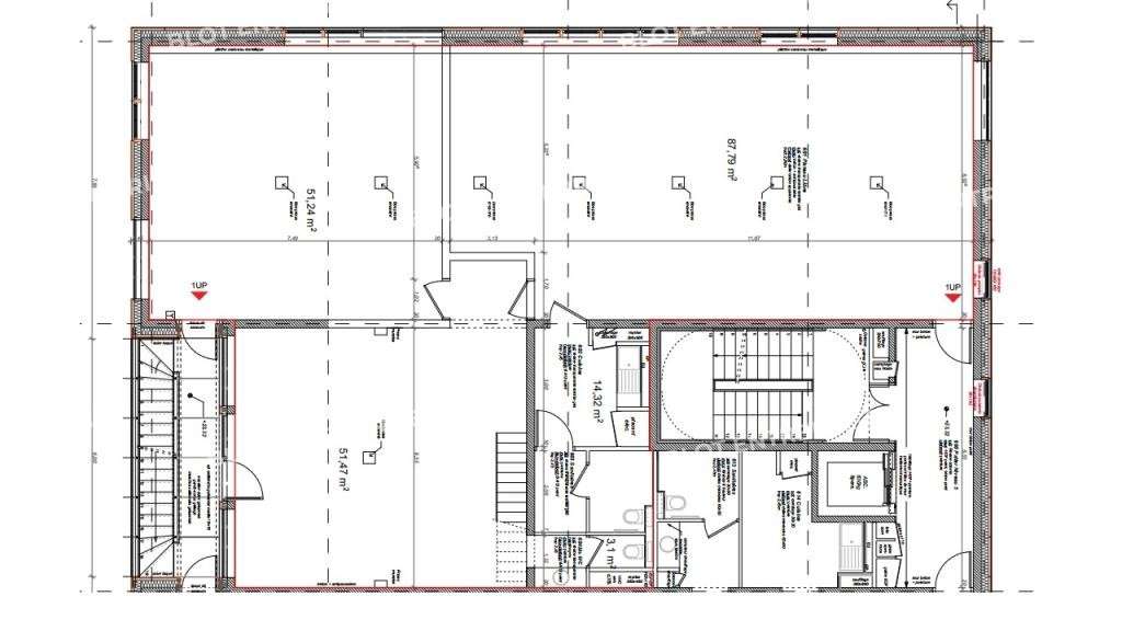 A louer bureaux 216m² empl stratégique à Nantes