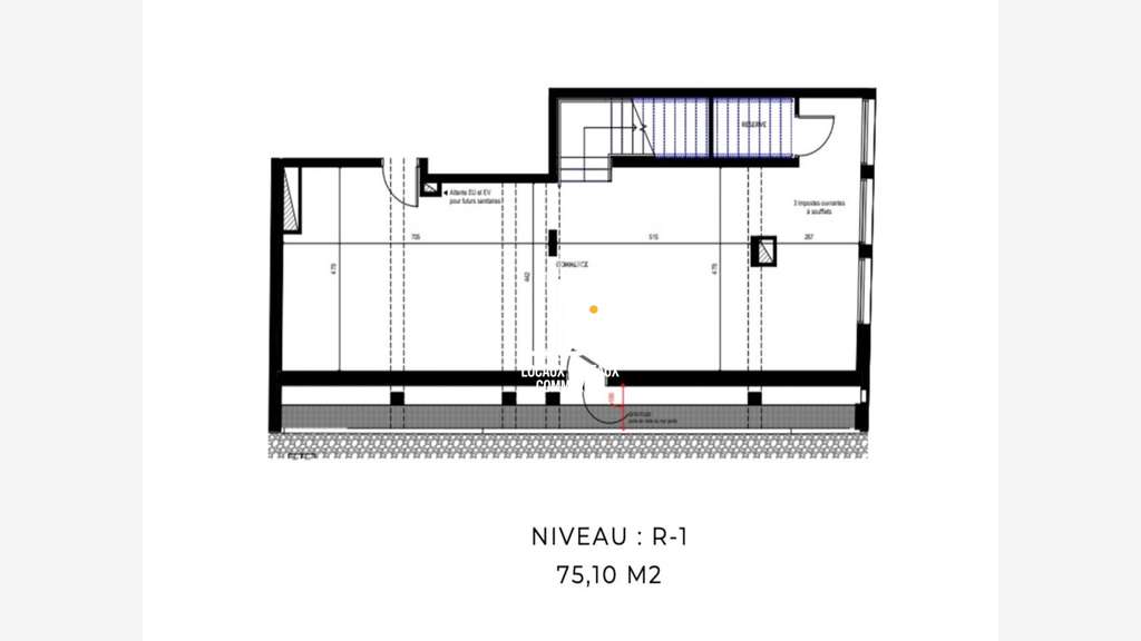 Local professionnel 188m² à Nantes Saint Félix