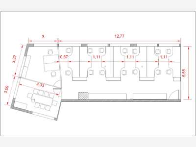 A louer bureaux 90m² Nantes porte de St-Herblain