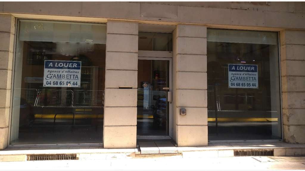 A louer local 126m² PMR à Narbonne bd Gambetta