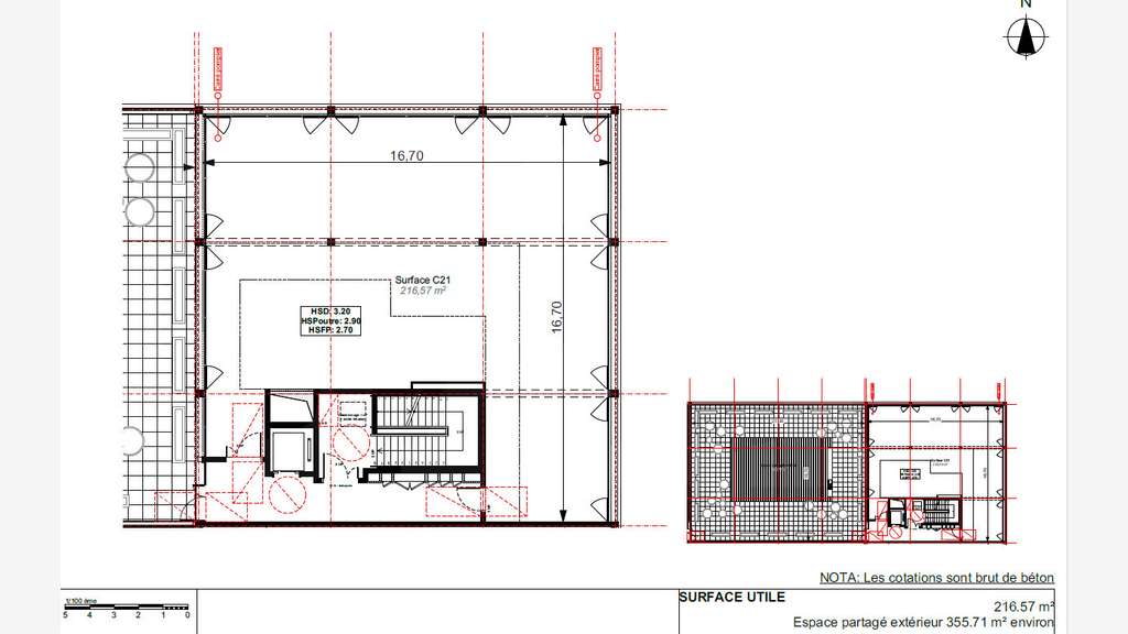 A louer bureaux neufs 236m² ERP5 à Rennes