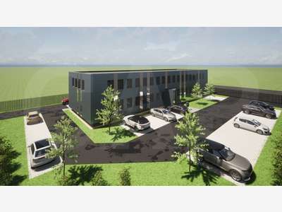Bureaux neufs 183m² RDC à louer au Rheu