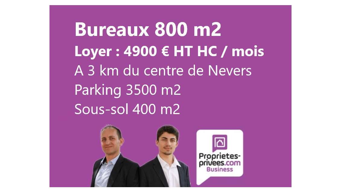 A louer immeuble de bureaux 800m² secteur Nevers