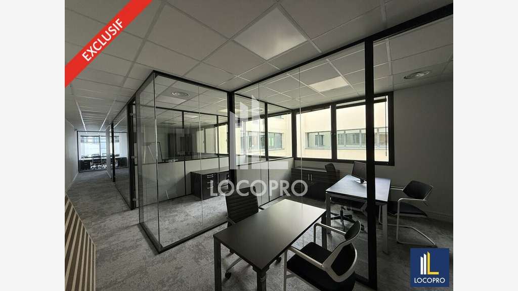 A louer bureaux 108m² secteur Arénas Nice