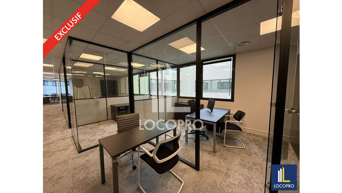 A louer bureaux 108m² secteur Arénas Nice