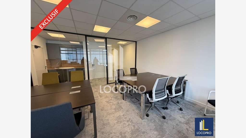 A louer bureaux 108m² secteur Arénas Nice