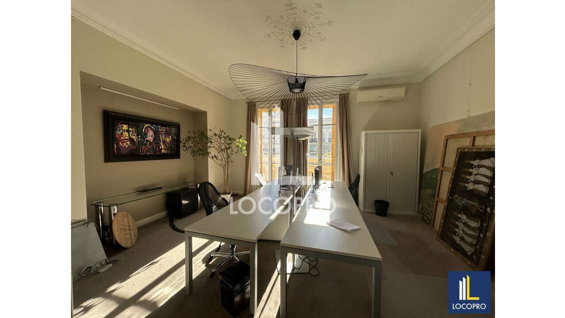A louer plateau de bureaux 205m² Carré d'Or à Nice