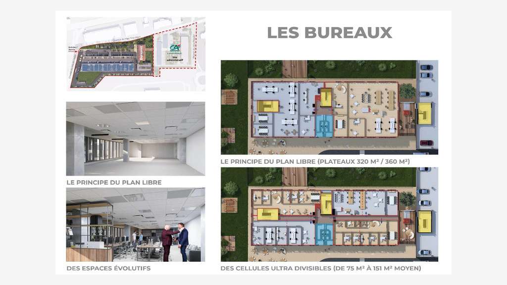 Bâtiment de bureaux à louer sur Nîmes Ouest