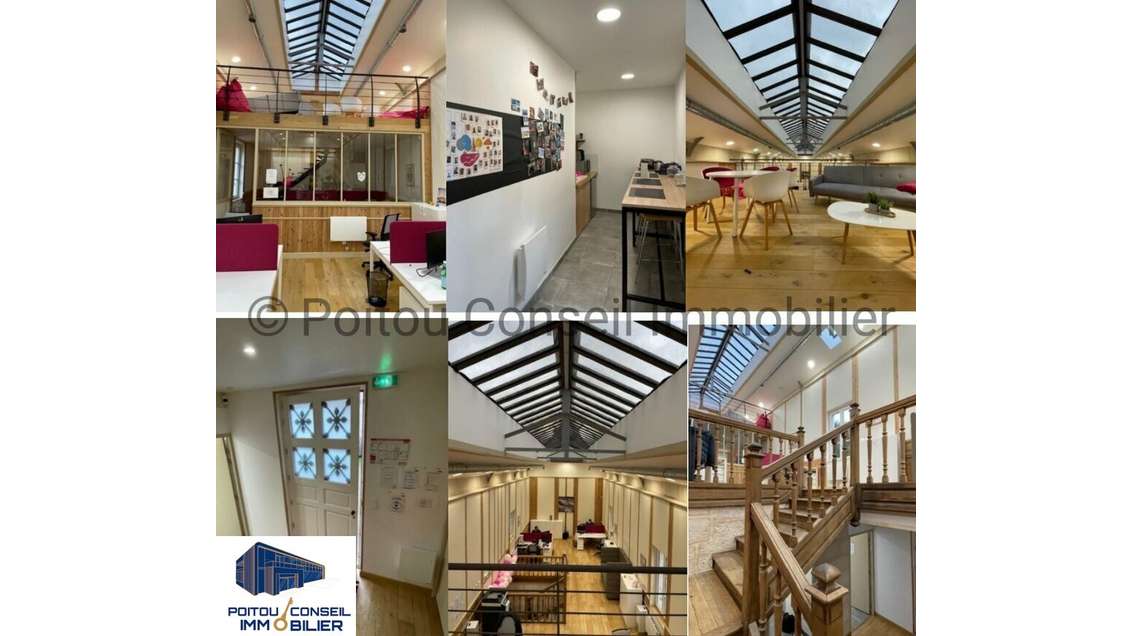 Location bureaux 175m² à Niort empl stratégique