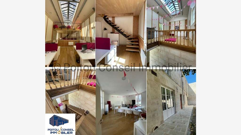 Location bureaux 175m² à Niort empl stratégique