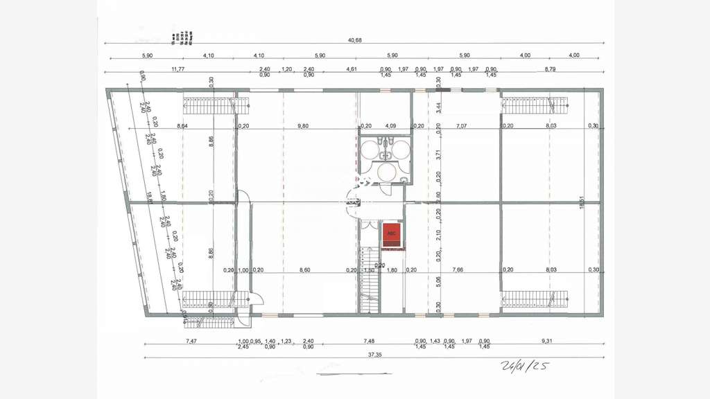 A louer bureaux 272m² à Chevry Les Grands Prés
