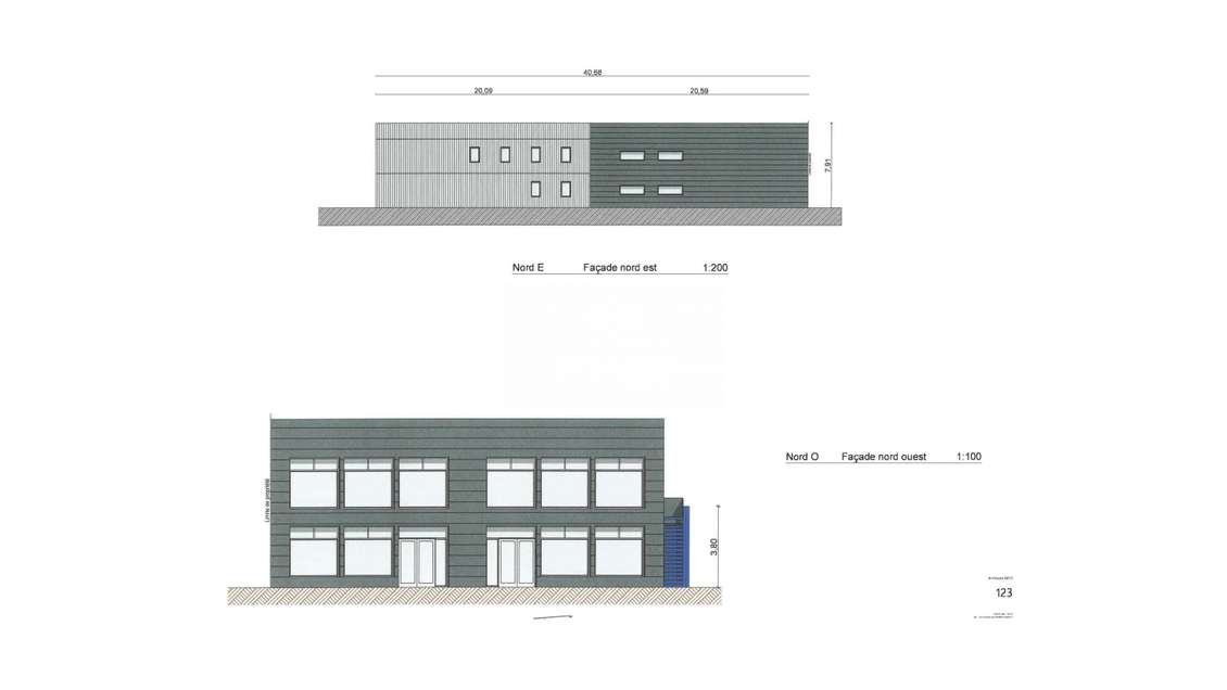 A louer bureaux 272m² à Chevry Les Grands Prés