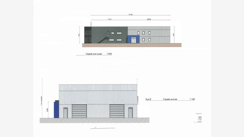 A louer bureaux 272m² à Chevry Les Grands Prés
