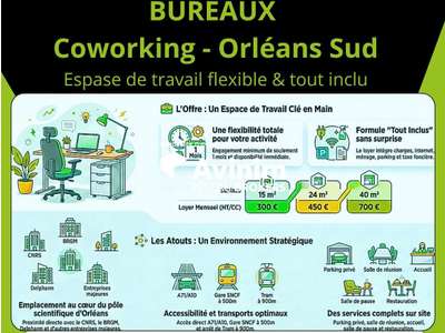 Location Bureaux à Orléans