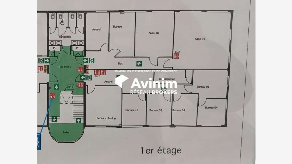 Très beau plateau de bureau 100m² à louer Orléans