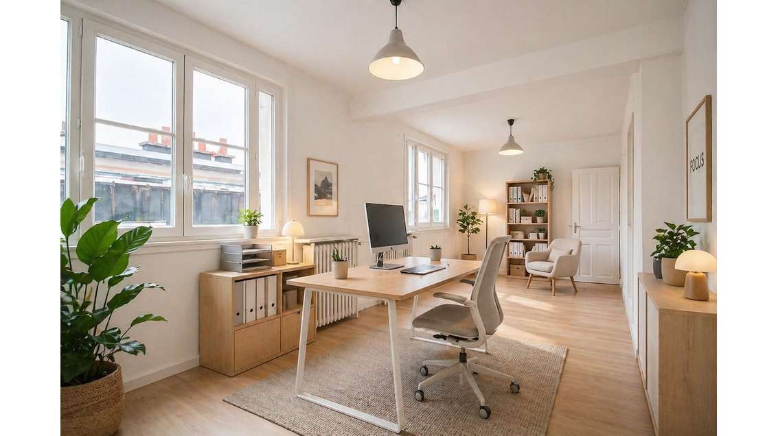 Location bureaux lumineux de 44m² à Paris 75010