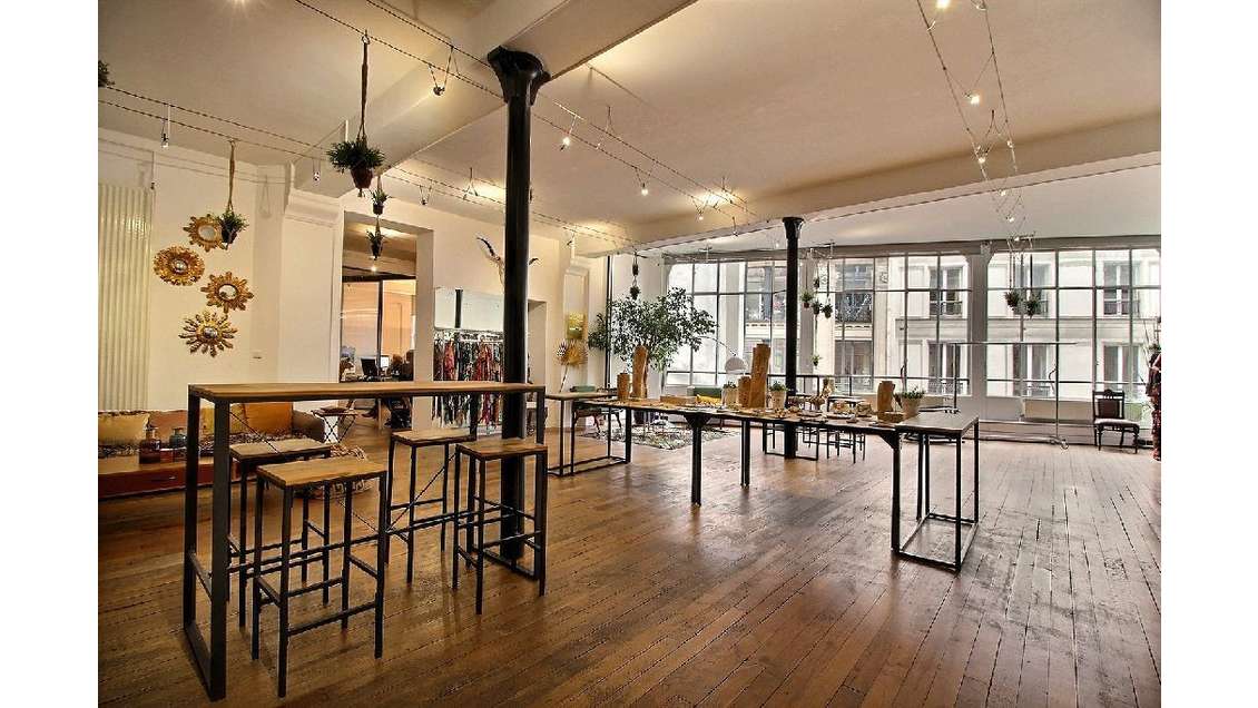 Location locaux atypiques 104m² à Paris 75002