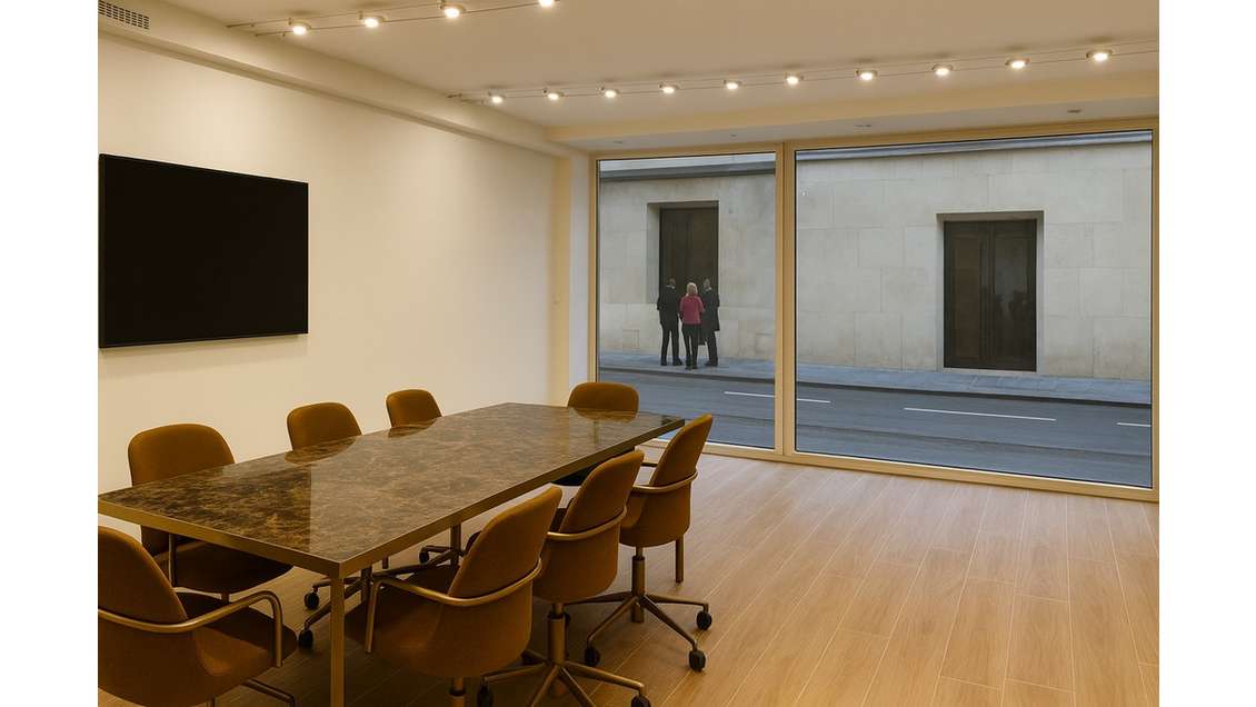 Location bureaux lumineux 46m² RDC à Paris 2ème