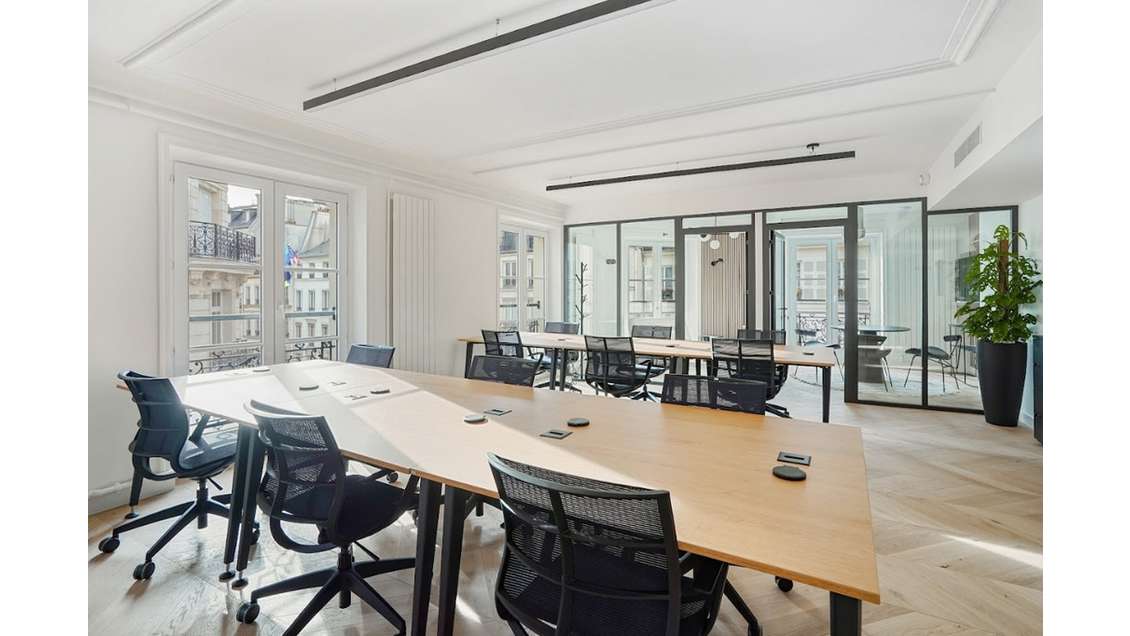 Location bureaux Coworking 200m² Paris 2ème
