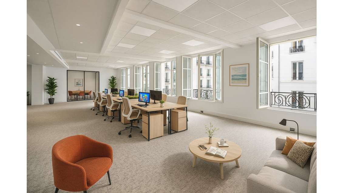 Location bureaux 307m² Paris 9e Grands Boulevards
