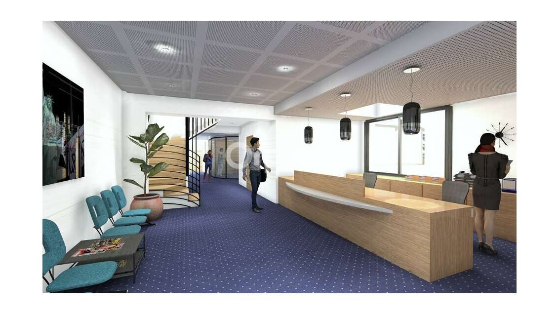 Loue immeuble de bureaux 602m² à Pau place Verdun