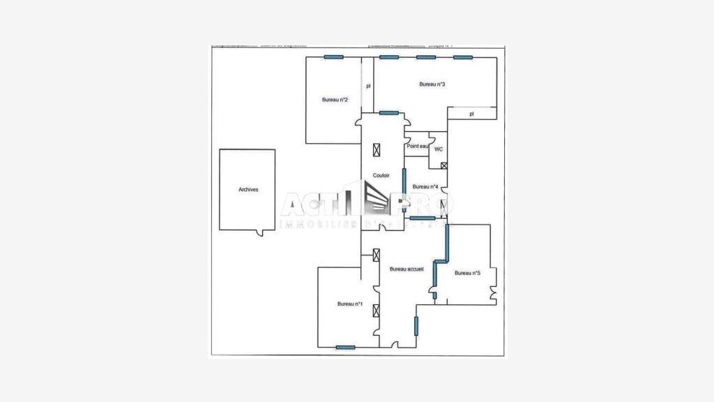 À louer bureaux de 92 m² au sud de Perpignan